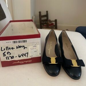 Vintage but brand new Ferragamo ballet flats